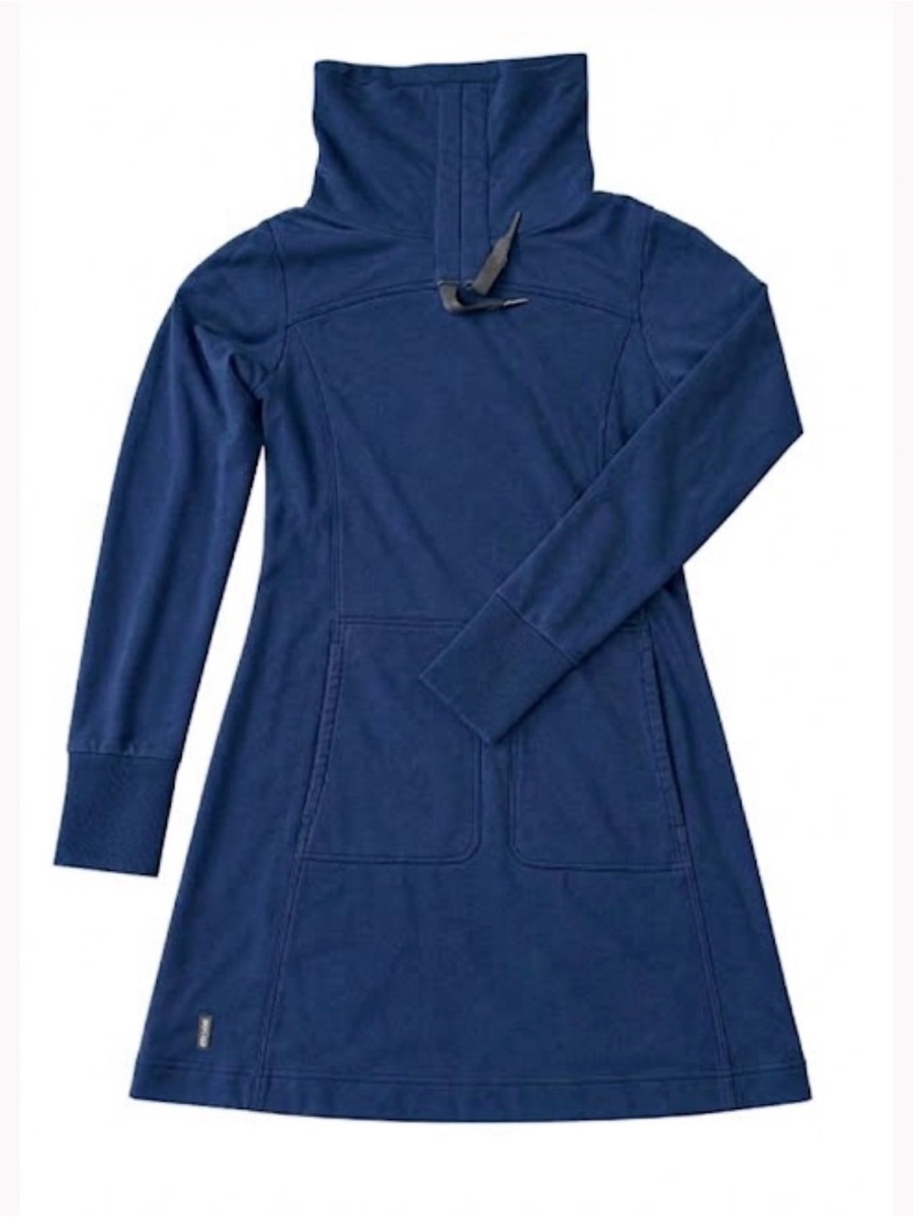 Lole Navy Long-Sleeve Funnel Neck Dress - Size Large
